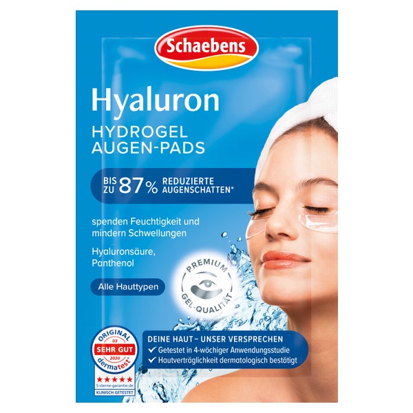 Schaebens Hyaluron Hydrogel Augen-pads 2 St