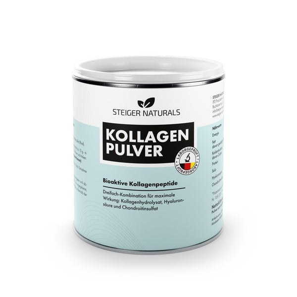 Steiger Naturals Kollagenpulver Bioaktive Kollagenpeptide 300 g