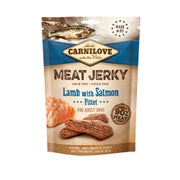 CARNILOVE Jerky Lamb with Salmon fillet Lammfleisch mit Lachsfilet 0,1 kg