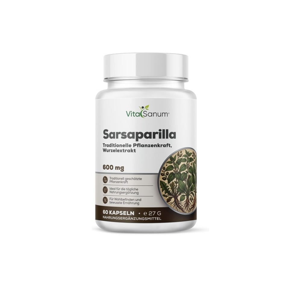 VitaSanum® Sarsaparilla (Stechwinde, Smilax spp.) – 900 mg Tagesportion – 60 Kapseln 60 St