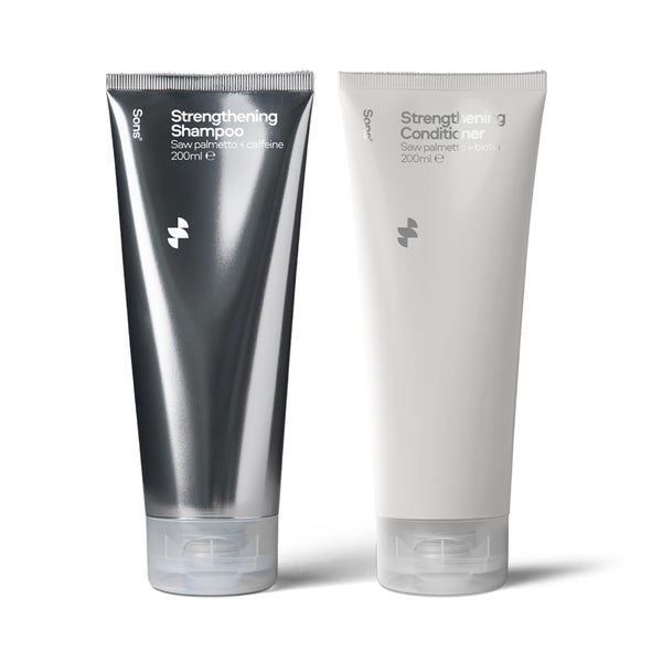 SONS Shampoo & Spülung Duo, mit Sägepalme, Anti-Schuppen & Parabenfrei 2X200 ml