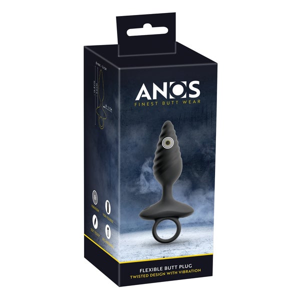 ANOS - Spiralförmiger Vibro-Analplug 1 St