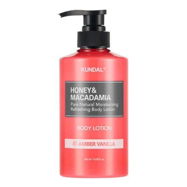 Honey & Macadamia Pure Body Lotion Amber Vanilla 500 ml
