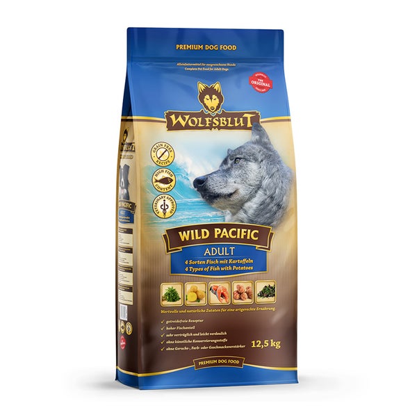 Wolfsblut Wild Pacific - Seefisch & Kart. 12,8 kg