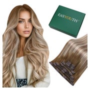Clip in Extensions Echthaar Ombre Blond 45cm 7pcs 1-8 cp #3 1 St