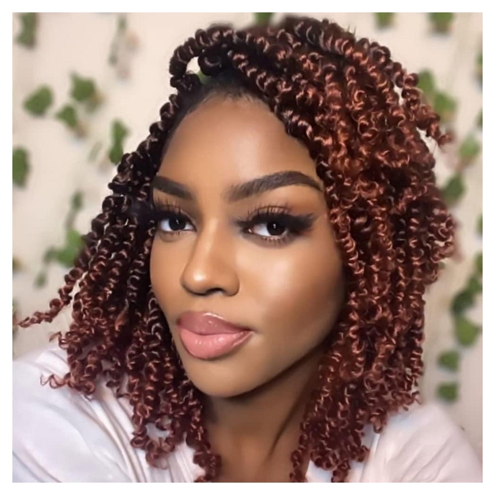 Haarverlängerung Passion Twist Häkeln 25.4cm-10 Zoll (2er pa 1 St