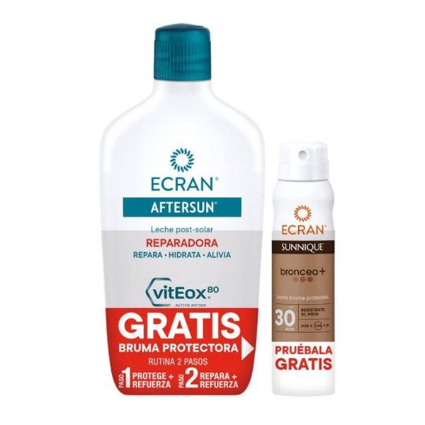 ECRAN AFTERSUN - 2er SET - After Sun Milk+ ECRAN SUNNIQUE Spray 1 Set