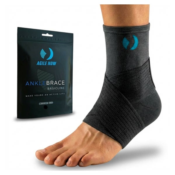 AGILE NOW Sprunggelenkbandage Performance Up Schwarz 1 St