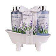 Accentra Badeset Lavendel in Keramikbadewanne 320 ml