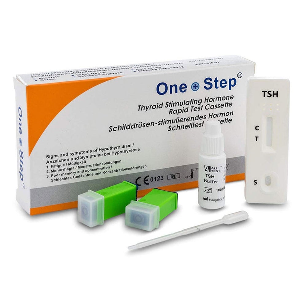 One+Step TSH Schnelltest - Komplettes Set zur Früherkennung einer Schilddrüsenunterfunktion 1 St