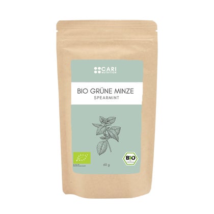 BIO Grüne Minze Tee Spearmint, Krauseminze, Nana Minze bei PCOS