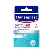 Produktabbildung: Hansaplast Zweite Haut Schutz Pflaster Groß 3 St
