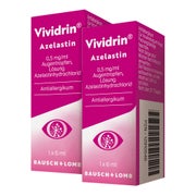 Produktabbildung: Vividrin® Azelastin Augentropfen Doppelpack 2X6 ml