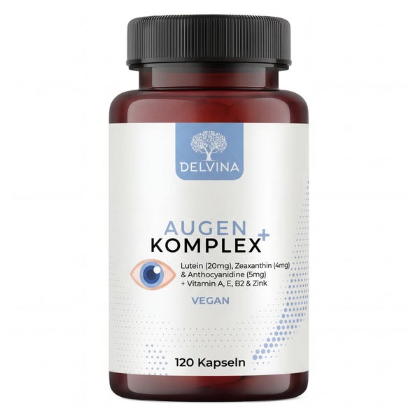 Delvina Augen Komplex PRO mit Lutein & Zeaxanthin 120 St