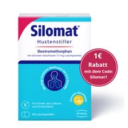 Produktabbildung: Silomat Hustenstiller Dmp Zitron.-geschm.7,7mg Lup 40 St