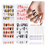 Falsche Nägel 96 Press On Mandeln French Tip Almond Colorful 1 St