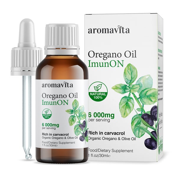 ImunON Griechisches Oregano Öl 30 ml – 86% Carvacrol – Wildes Oreganoöl aus Griechenland – Premium Qualität. 30 ml