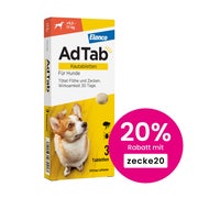 Produktabbildung: AdTab Hund 5,5 - 11 kg Kautablette 3 St