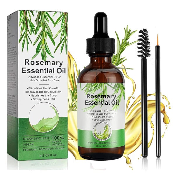 Rosmarinöl Haare Haarwuchs Wimpern Kopfhaut 60ml 29.5 ml (2e 1 St
