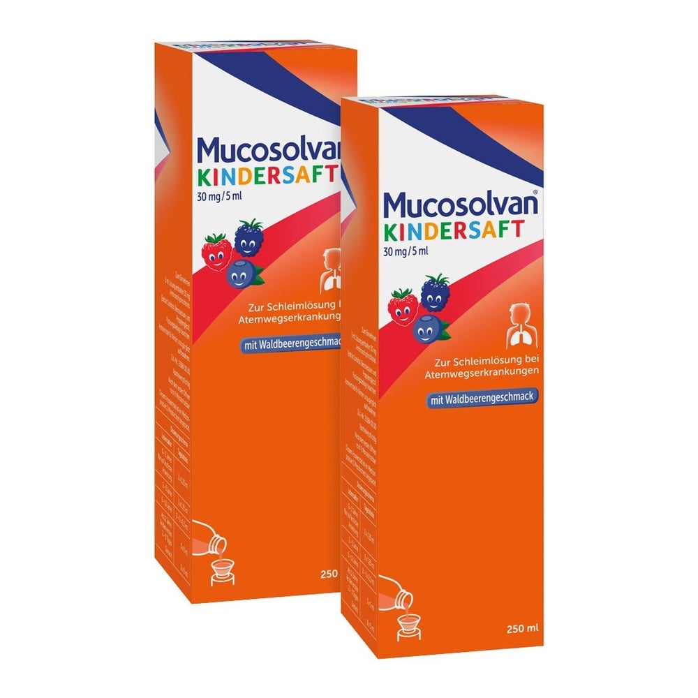 Mucosolvan Kindersaft 250 ml Doppelpack 2X250 ml