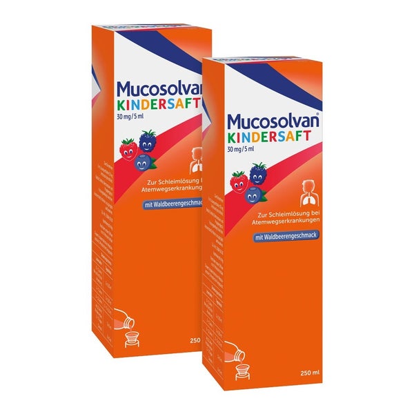 Mucosolvan Kindersaft 250 ml Doppelpack 2X250 ml