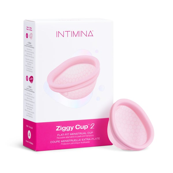 INTIMINA Ziggy Cup 2 Größe A Extradünne Menstruationsscheibe 1 St