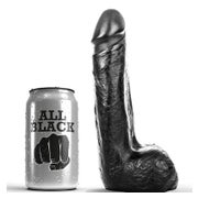 All Black - Schwarzer Analdildo