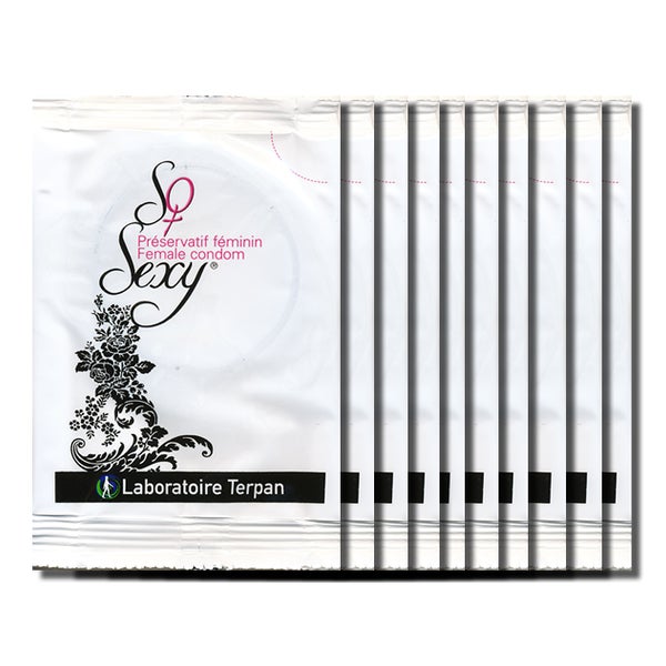 So Sexy - Frauenkondom «Femidom», latexfrei, hormonfrei (10 Kondome) 10 St