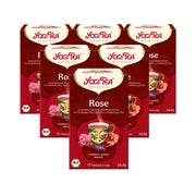 Yogi Tea - Rose Bio Kräutertee | 6 x 34g 6x17 St