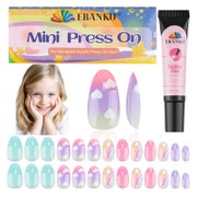 Falsche Nägel Kinder Mädchen 26 Stück Presse Kits Buntes 1 St