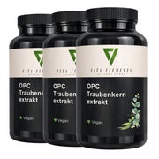 Vita Elements OPC Traubenkernextrakt Kapseln 3er Set 240 St