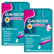 GAVISCON Dual Suspension bei Sodbrennen 2X24X10 ml