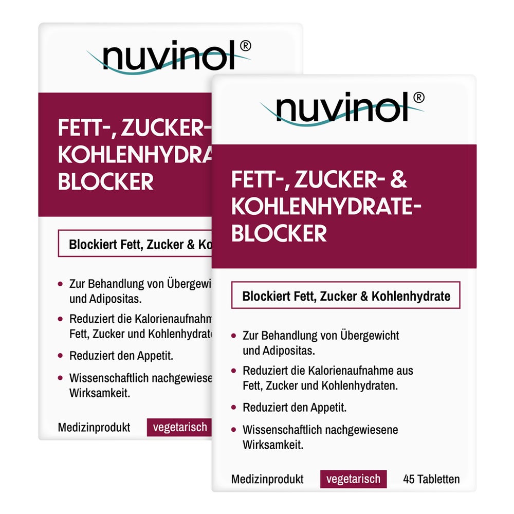 nuvinol Fettblocker Doppelpack 2X45 St