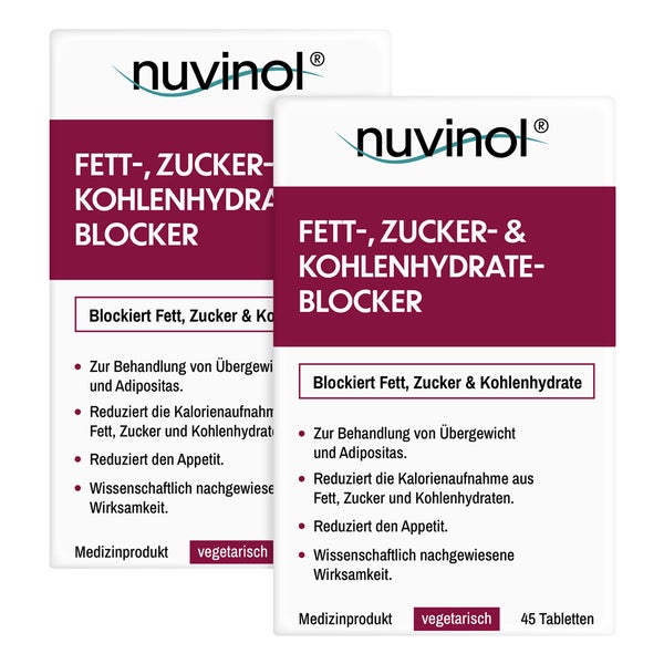 nuvinol Fettblocker Doppelpack 2X45 St