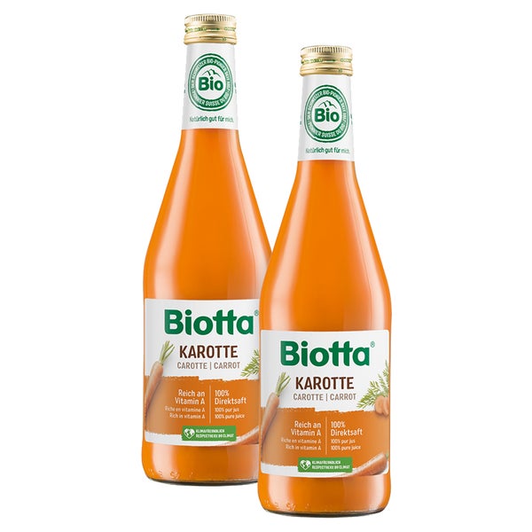 Biotta Karotten Direktsaft m.11% O-Saft 2X500 ml