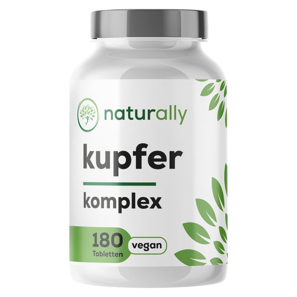 naturally Kupfer 3-fach Komplex 2 mg Tabletten 180 St