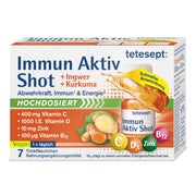 tetesept Immun Aktiv Shot | Ingwer + Kurkuma | 7 Stk. 7 St