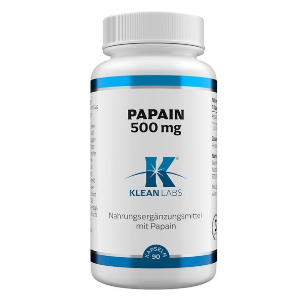 Papain 500 Mg Klean Labs Kapseln 90 St