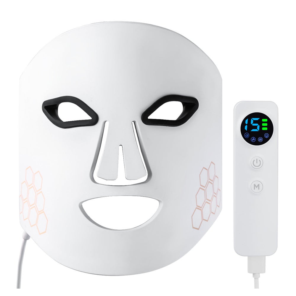 LED-GESICHTSMASKE MIT LICHTTHERAPIE IN 4 FARBEN 1 St