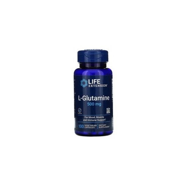 L-Glutamin 500 mg, vegetarische Kapseln 100 St