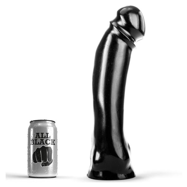 All Black - Langer dunkler Dildo