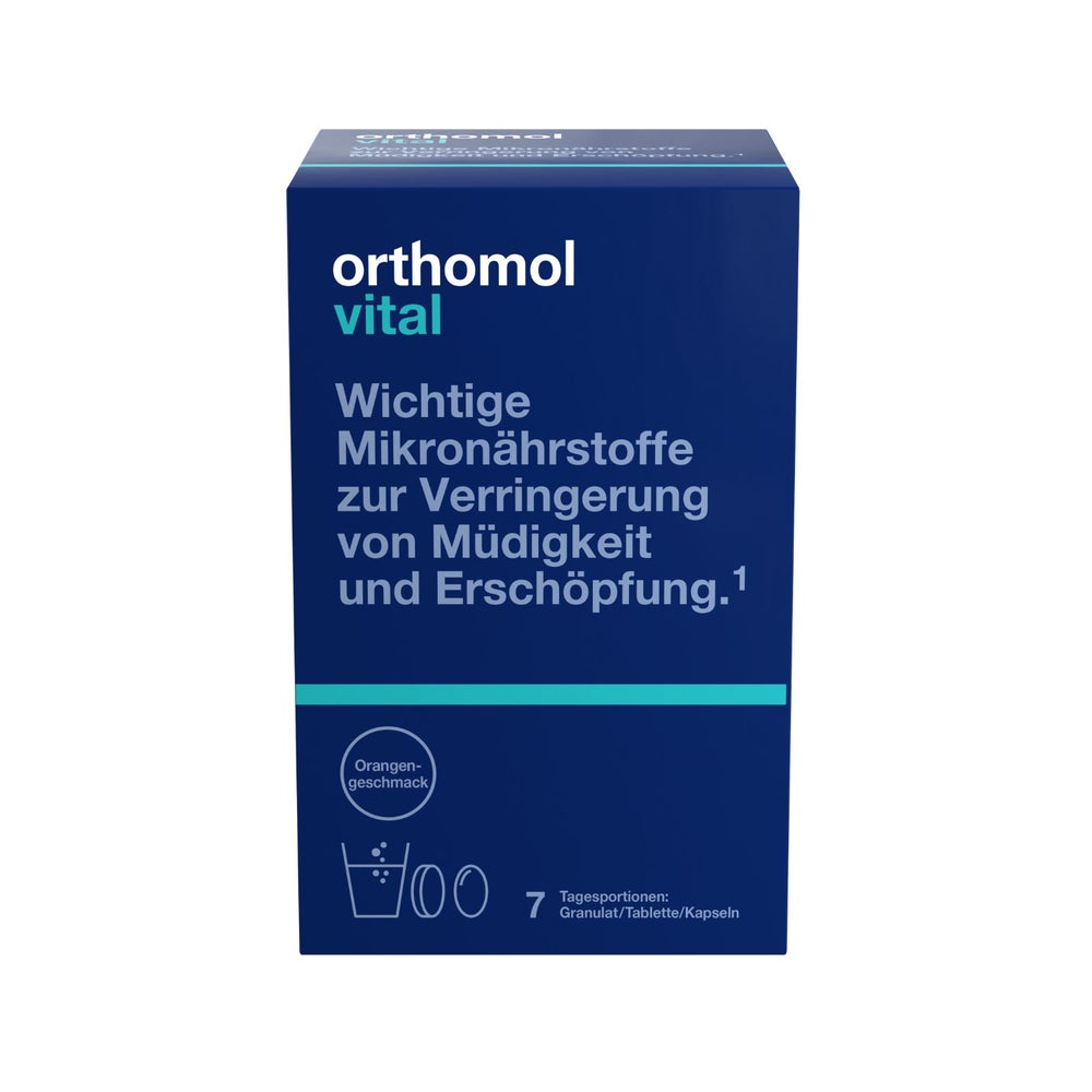 Orthomol Vital Granulat/Tabletten/Kapseln Orange 7 St