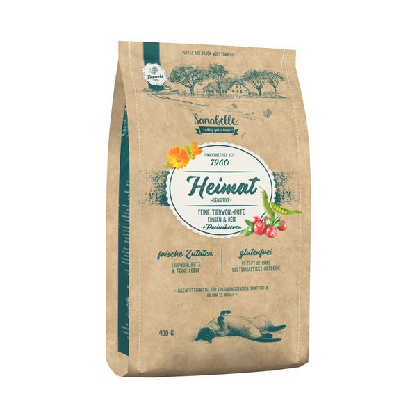 Sanabelle Heimat Sensitive Tierwohl Pute 0,45 kg