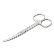 Schere spitz-rund-gebogene Schneide rostfrei 12 cm 1 St