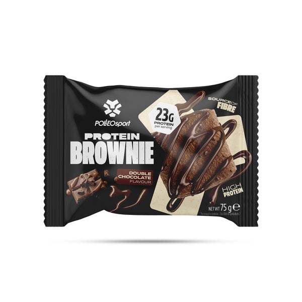 Polleo Protein Brownie, 75 g, Double Chocolate 75 g