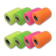 Produktabbildung: LisaCare Bandagen - 7,5cm x 4,5m - 8er Neon-Mix 8 St