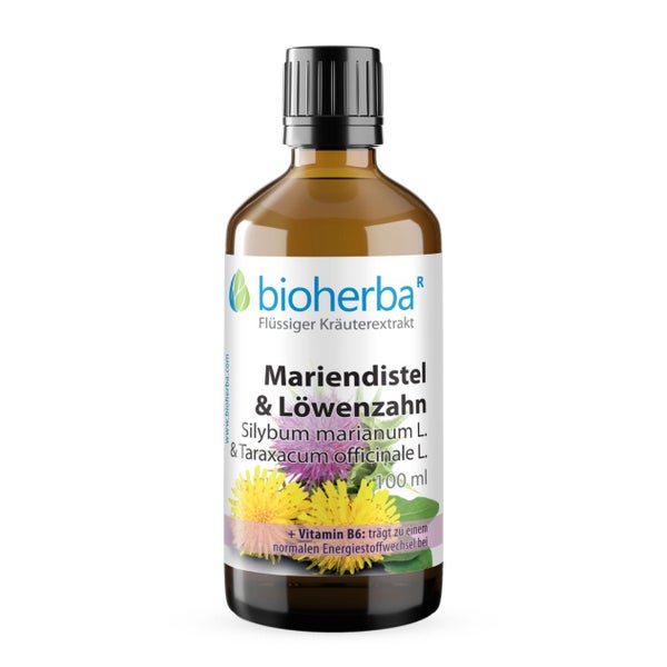 Mariendistel & LÖwenzahn Extrakt Tropfen 100 ml