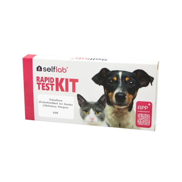 selflab Schnelltest Zeckenkrankheit bei Hunden - Ehrlichiose Antigen 1 St