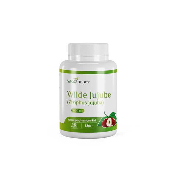 VitaSanum®- Wilde Jujube (Ziziphus jujuba) 1000 mg 100 Kapse  St
