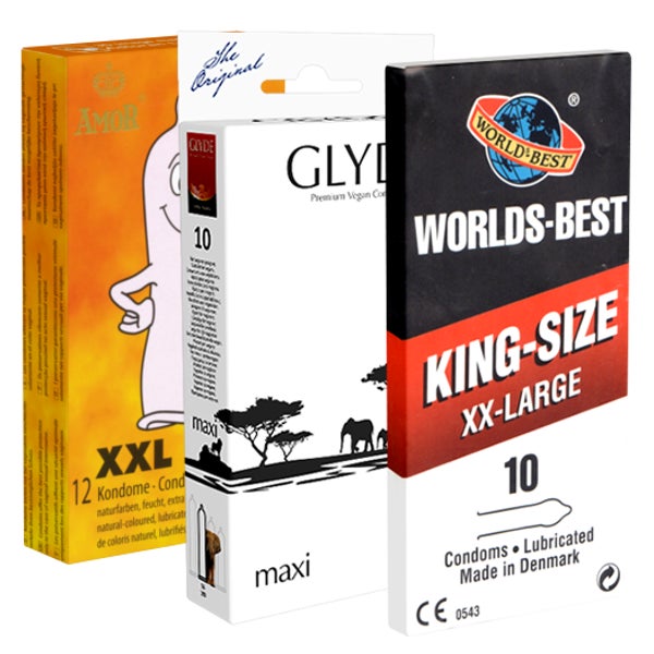 Kondomotheke® B3 XXL Mix A - 3 Sorten große Kondome (32 Kondome) 32 St